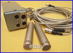 Matched Pair Schoeps CM 060 Condenser MIc Set 60`s 70`s Awesome Sound