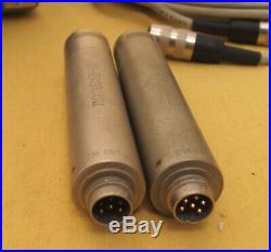 Matched Pair Schoeps CM 060 Condenser MIc Set 60`s 70`s Awesome Sound