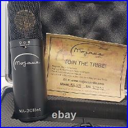 Mojave Studio Mic MA 301 Black with shock mount and case. Rich Condenser mic sound