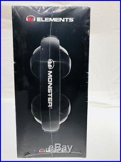 Monster Element Over-Ear Sound Isolating Wireless Headphones with Mic- Black