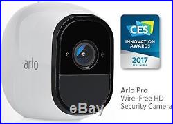 NEW Arlo Pro VMS4330 Security System with Siren 3 Wire-Free HD Cameras with Audio