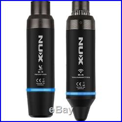 NUX- b-4 XLR Audio 6 Channel Wireless Microphone Mic System Transmitter Receiver