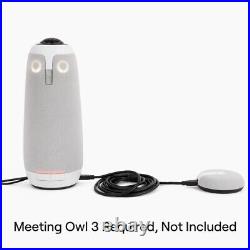 Owl Labs Expansion Mic for Meeting Owl 3 extend audio reach in larger spaces b