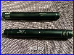 Pair Of Audio-Technica AT4041 Condenser Pencil Microphones Electret Mic