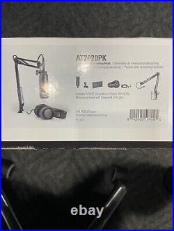 Podcast Kit Mic, Headphones & Desk Arm Audio-Technica AT2020PK With AT2020 Mic