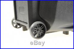 Portable dj Speaker Audio Music Case Wheels KARAOKE Mic Trolley 10 800W