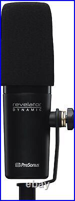 Presonus Revelator Dynamic USB Microphone Recording Mic+Audio Technica Boom Arm
