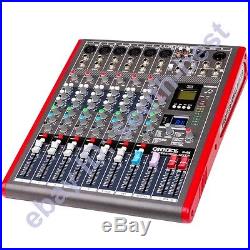 Pro 12Ch 99 Audio effect USB Studio Microphone Mixers Mixing Console Processor