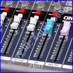 Pro 12Ch 99 Audio effect USB Studio Microphone Mixers Mixing Console Processor
