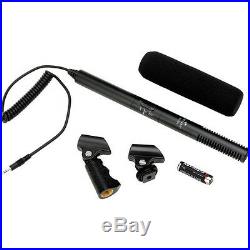 Pro AX100 VM SC-2L shotgun mic LED light for Sony AX100 AX53 AX33 CX900 4k sound