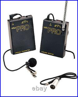 Pro PD170 WLM H XLR M wireless lavalier handheld mic for best Sony PD150 audio
