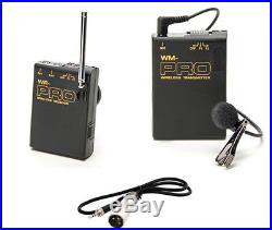 Pro PD170 WLM XLR M wireless lavalier mic for better Sony PD150 camcorder sound