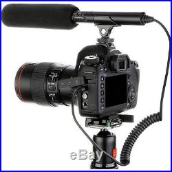 Pro a6500 VM SC video mic for Sony a6300 mirrorless better sound audio recording