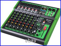 Professional Mixer Audio with 99 DSP Digital Effects USB MP3 Input Mic Preamps 4