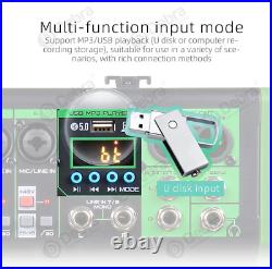 Professional Mixer Audio with 99 DSP Digital Effects USB MP3 Input Mic Preamps 4
