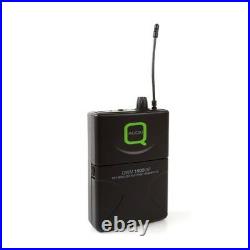 Q-Audio QWM-1900 BP UHF Wireless Headset & Lavalier Radio Mic Microphone Set