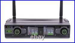 Q Audio QWM 1950 HH+BP Channel 70 UHF Diversity Dual Wireless Microphone System