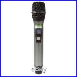 Q-Audio QWM 1960 V2 HH UHF Wireless DJ PA Microphone Mic System (863-865 MHz)