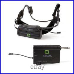 Q Audio Qwm 1900hs Uhf Headset MIC System Ideal For Dance, Fitness & Aerobics