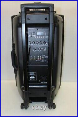 QTX Sound Portable Powered PA System with 15 speakers and wireless mics QR15PA