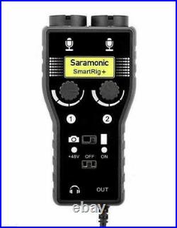 Rode NTG4 Shotgun Microphone Mic + Saramonic SmartRig+ Portable Audio Interface