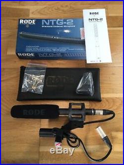 Rode Ntg-2 Directional Condenser Microphone Ntg2 Audio MIC & Xlr Cable