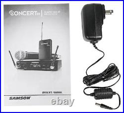 SAMSON Concert 99 Presentation Wireless Lavalier Microphone Mic System K-Band