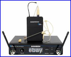 SAMSON Concert 99 Wireless UHF Earset Ear Condenser Microphone Mic System K-Band