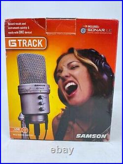 SAMSON GTrack USB Studio Condenser Mic & Audio Interface with PS01 Pop Filter