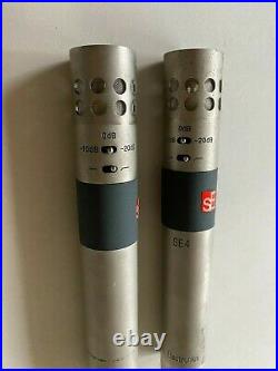 SE Electronics SE-4 Stereo Pair SE4 Mic Set Matched Used, loved, sound awesome