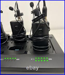 SHURE MXWNCS8 NETWORK CHARGING STATION with 4 MXW1/O Z10 & 1 MXWithO Z10 SM58 MIC