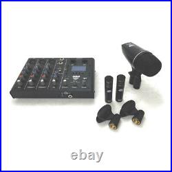 Sabian Sound Kit 4 Piece Drum Mic & Mixer Kit (PRE-OWNED)