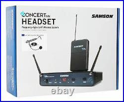 Samson 100 Ch. Wireless Headset Microphone Mic D Band For Church Sound Systems