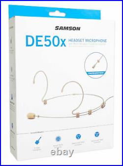 Samson DE50X Headset Microphone Mic For AUDIO TECHNICA T310 Bodypack Transmitter