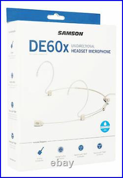 Samson DE60X Headset Mic For AUDIO TECHNICA ATW-T27 Bodypack Transmitter