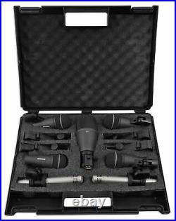 Samson DK707 Drum Microphone Kit-1 Kick+4 Snare/Tom+2 Pencil Mics+Dual Stand