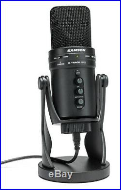 Samson GTrackPro G-Track Pro USB Microphone Mic with Audio Interface