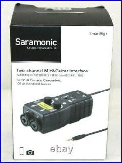 Saramonic SmartRig+ DI Two Channel Mic & Guitar Interface for iOS Android