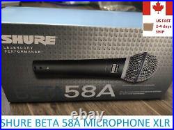 Shure BETA 58A XLR Dynamic Microphone Pro Audio Twitch Stream KTV Mic Youtube
