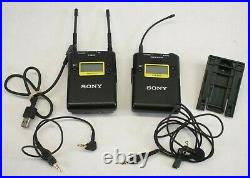 Sony Wireless Audio Transmitter UTX-B03 & Receiver URX-P03 with Lavalier Mic