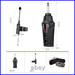 Stable Wireless Mic System UHF USB Charging 6.35mm To 3.5mm Easy To Use