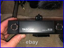 TASCAM DR-70D 4-Channel Audio Recording Device, Deity Microphone and Lapel Mic