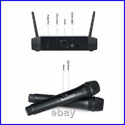 UHF Microphone System 4 Channel Handheld Karaoke KTV Mic Audio Dynamic Wireless