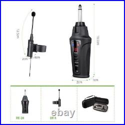 UHF Professional Wireless Instrument Microphone Condenser Mic System for Flute