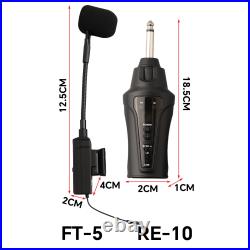 UHF Wireless Mic Set for Clarinet 48KHz Audio Sampling Mode Crisp Sound