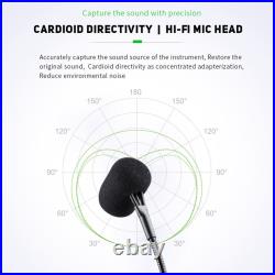 UHF Wireless Mic System for Clarinet Clear Sound Reproduction Easy to Use