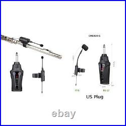UHF Wireless Mic System for Flute Piccolo Long lasting Battery Performance
