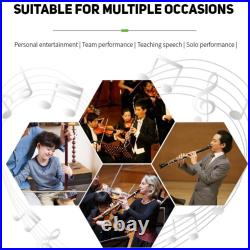 UHF Wireless Mic System for Flute Piccolo Perfect for Professional Performances