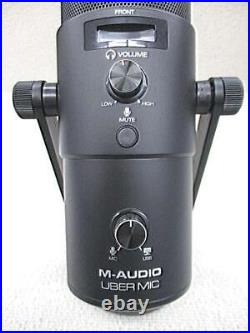 USB Condenser Microphone Model No. UBER MIC M AUDIO