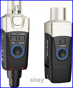 Upgrade U3C Microphone Wireless System 2.4Ghz XLR Wireless Transmitter